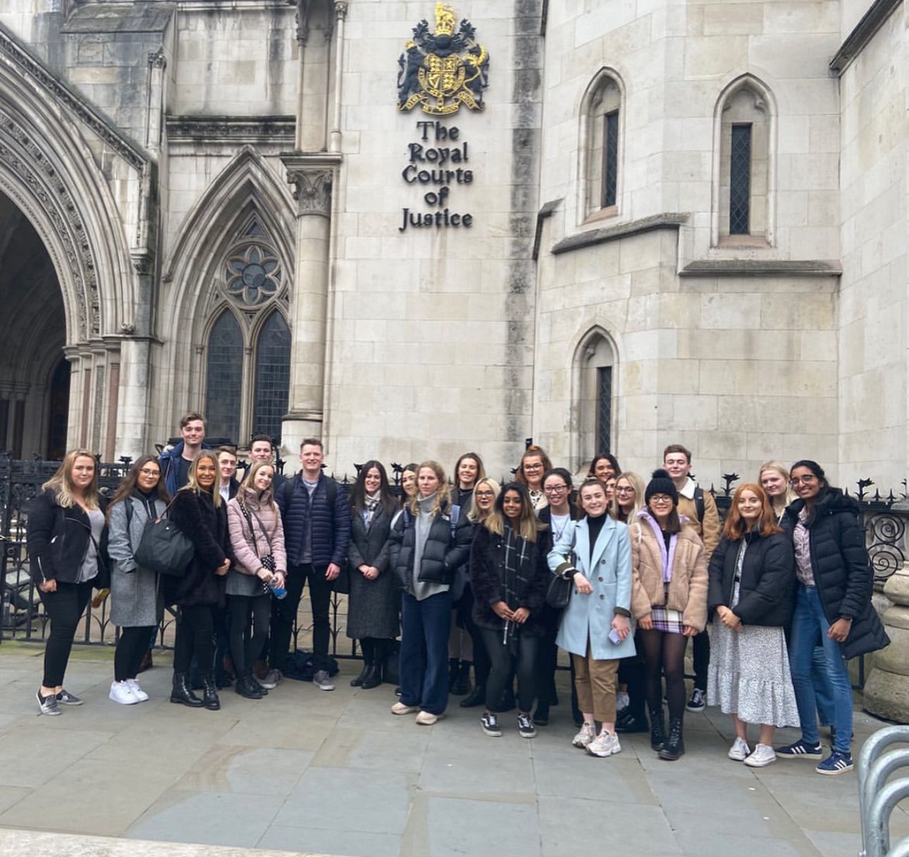 Courtroom visit group